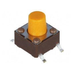 Microîntrerupător TACT SPST-NO 0,05A/12VDC SMT - Pozitie 2 | Electronic-mag.ro | Componente Electronice