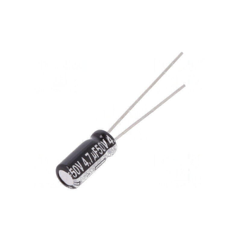 Condensator electrolitic THT 4,7uF 50V Ø5x11mm 2mm Raster | Electronic-mag.ro | Componente Electronice