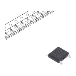 Punte redresoare monofazată Urmax 1,4kV 1,6A 50A ABS | Electronic-mag.ro | Componente Electronice