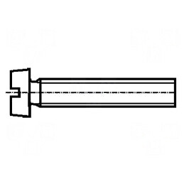 Şurub M1,6x20mm Cap Rotund Crestat Oţel Zincat 0,35mm | Electronic-mag.ro | Componente Electronice