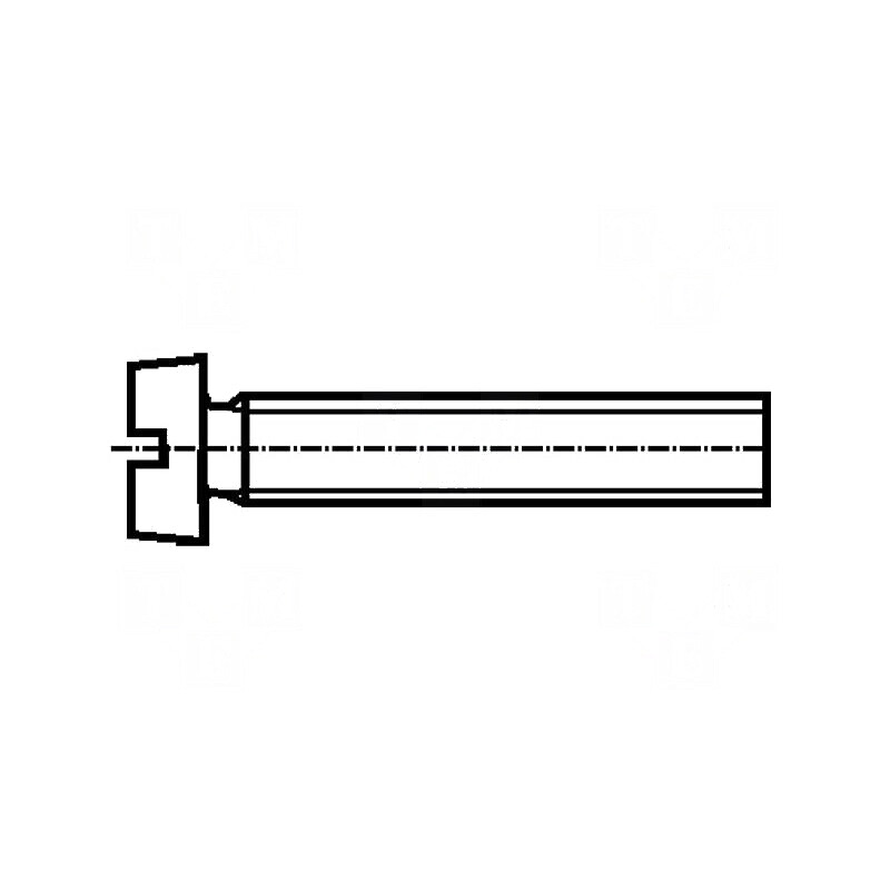 Şurub M1,6x20mm Cap Rotund Crestat Oţel Zincat 0,35mm | Electronic-mag.ro | Componente Electronice