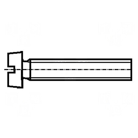 Şurub M1,6x20mm Cap Rotund Crestat Oţel Zincat 0,35mm | Electronic-mag.ro | Componente Electronice