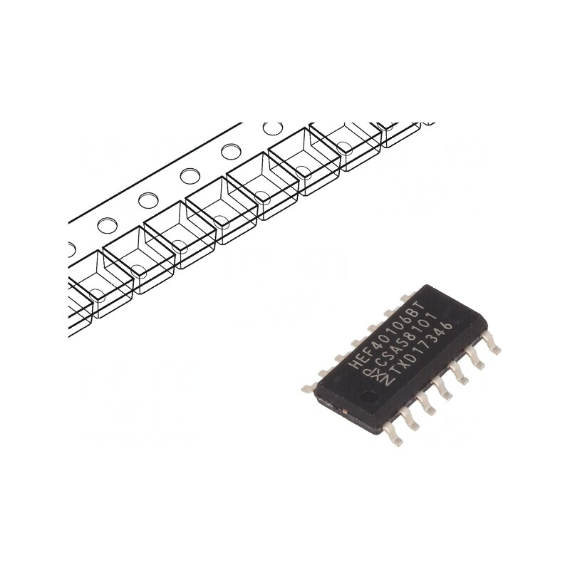 IC digital NOT Ch: 6 CMOS SMD SO14 3-15VDC  | Electronic-mag.ro | Componente Electronice
