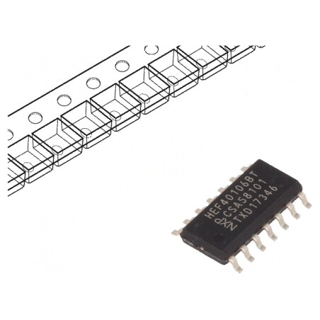 IC digital NOT Ch: 6 CMOS SMD SO14 3-15VDC  | Electronic-mag.ro | Componente Electronice
