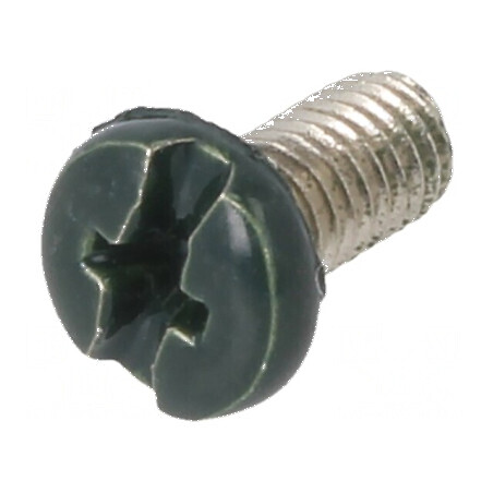 Şurub M3x6 Cap Rotund Phillips Alamă Verde | Electronic-mag.ro | Componente Electronice