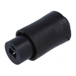 Conector difuzoare mufă mamă plastic lipire drept | Electronic-mag.ro | Componente Electronice