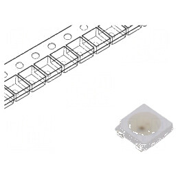 LED SMD 5050 Programabil PLCC4 RGB 5x5x1,6mm | Electronic-mag.ro | Componente Electronice