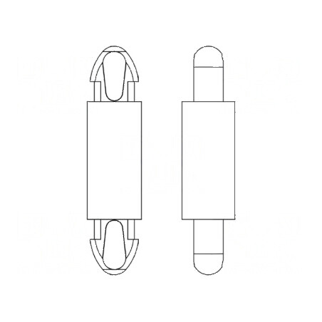 Distanţier PCB poliamidă 66 22mm clichet negru | Electronic-mag.ro | Componente Electronice