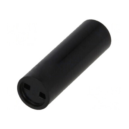 Bucșă de distanțare LED 5mm x 3mm x 15mm neagră | Electronic-mag.ro | Componente Electronice