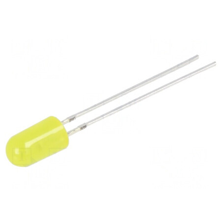 LED galben 4,8mm cu clipire 220-330mcd 60° 20mA Nr.term: 2 | Electronic-mag.ro | Componente Electronice
