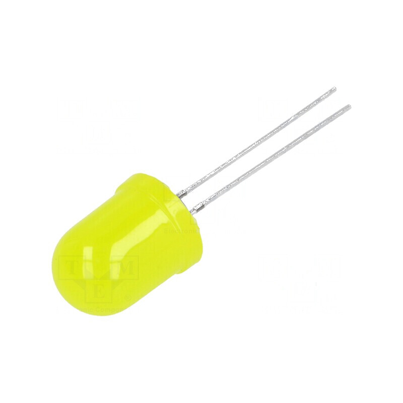 LED galben 10mm cu clipire 220-330mcd 30° 20mA | Electronic-mag.ro | Componente Electronice