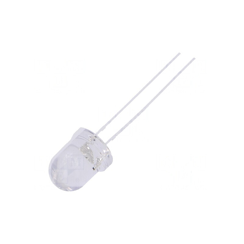 LED 8mm galbenă 1120÷1560mcd 30° convex 12VDC | Electronic-mag.ro | Componente Electronice