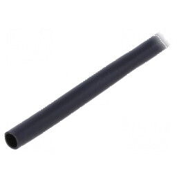 Manșon electroizolant PVC negru 3,5mm -20° până la 125°C | Electronic-mag.ro | Componente Electronice