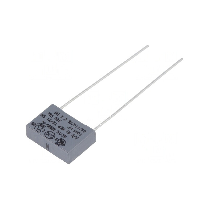Condensator polipropilenă Y2 R41 1nF 13x4x9mm THT ±20% | Electronic-mag.ro | Componente Electronice