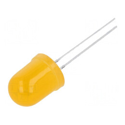LED portocalie 10mm cu clipire 220-330mcd 30° 20mA | Electronic-mag.ro | Componente Electronice