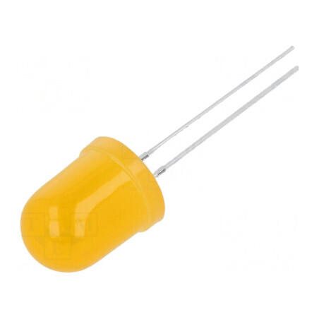 LED portocalie 10mm cu clipire 220-330mcd 30° 20mA | Electronic-mag.ro | Componente Electronice