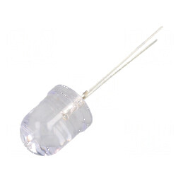 LED 10mm portocalie 1120÷1560mcd 30° convex | Electronic-mag.ro | Componente Electronice