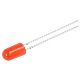 LED roșie 4,8mm cu clipire 220-330mcd 60° 20mA | Electronic-mag.ro | Componente Electronice