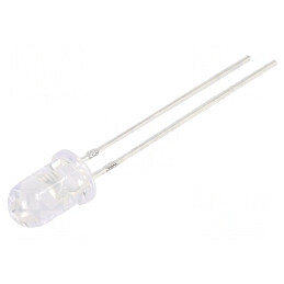 LED UV 30° 20mA 114mW 390-400nm THT | Electronic-mag.ro | Componente Electronice