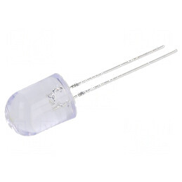 LED 10mm Alb Rece 22000-25000mcd 30° Convex | Electronic-mag.ro | Componente Electronice