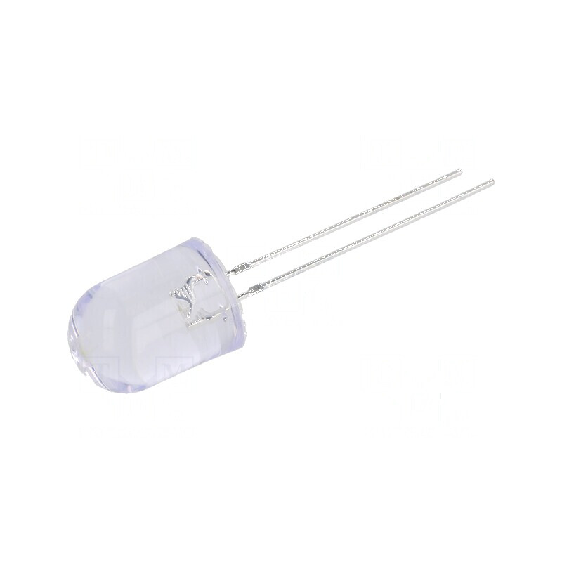 LED 10mm Alb Rece 22000-25000mcd 30° Convex | Electronic-mag.ro | Componente Electronice