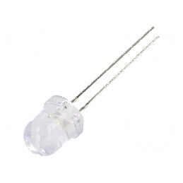LED 8mm alb rece 7000mcd 30° convex, Nr. term: 2 | Electronic-mag.ro | Componente Electronice