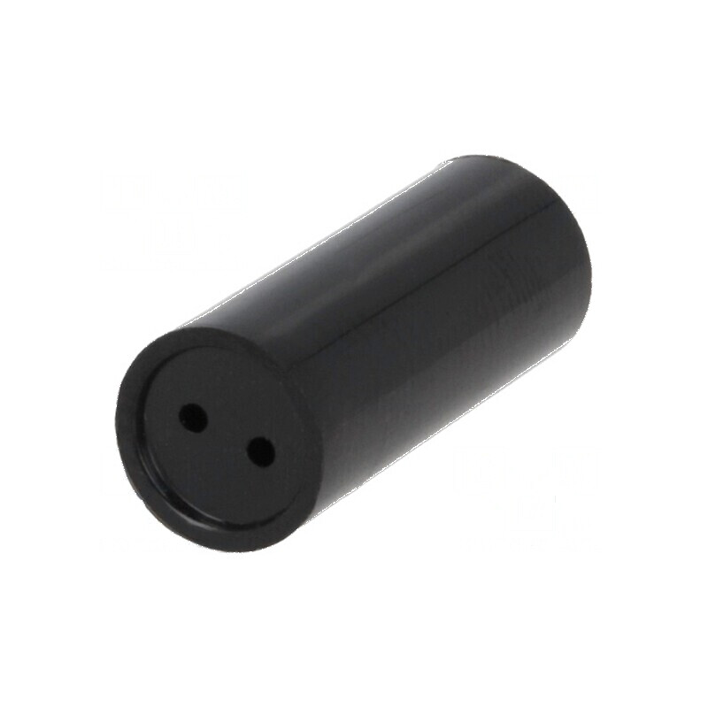 Bucșă de distanțare LED 7,5mm neagră pentru LED 5mm, Lungime 10mm | Electronic-mag.ro | Componente Electronice Bucșă de distanțare LED 7,5mm neagră pentru LED 5mm, Lungime 10mm | Electronic-mag.ro | Componente Electronice