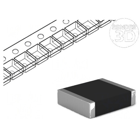 Inductor SMD 2220 15μH 580mA 300mΩ Q 10 ftest 2,52MHz | Electronic-mag.ro | Componente Electronice