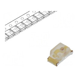 LED SMD 0603 roșie 36-100mcd 120° 20mA 100mW 20m | Electronic-mag.ro | Componente Electronice