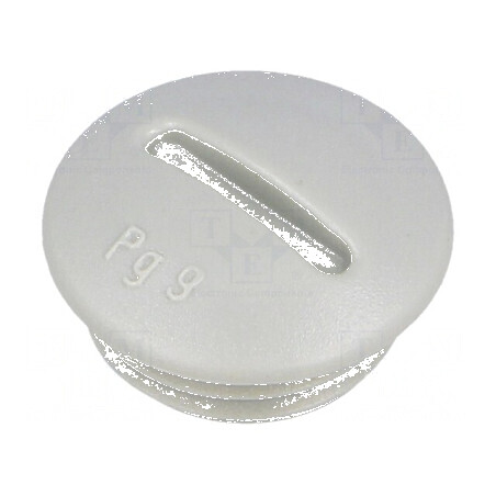 Capac de protecție PG9 polistiren gri deschis 6mm | Electronic-mag.ro | Componente Electronice