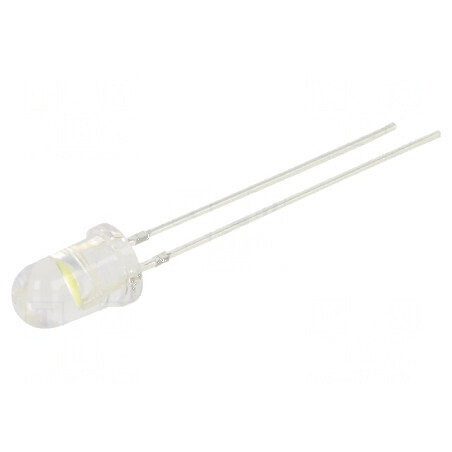 LED 5mm alb rece 20000-25000mcd 60° convex | Electronic-mag.ro | Componente Electronice
