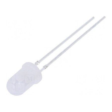 LED 5mm roșie 18000-20000mcd 30° convex 130mW | Electronic-mag.ro | Componente Electronice