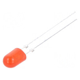 LED oval roșie 5,1x4,3mm 8400-10000mcd 20mA | Electronic-mag.ro | Componente Electronice