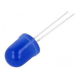 LED 10mm Albastru Clipire 220-330mcd 30° 20mA | Electronic-mag.ro | Componente Electronice