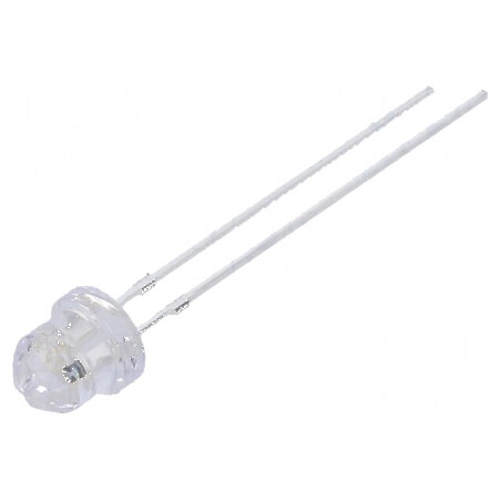 LED Albastru 4,85mm Clipire 500-750mcd 20mA Nr.term: 2 | Electronic-mag.ro | Componente Electronice