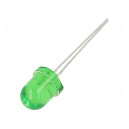 LED verde 8mm 7000mcd 30° convex | Electronic-mag.ro | Componente Electronice