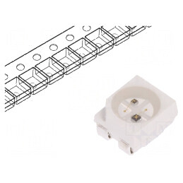 Emițător IR PLCC4 850nm 940nm transparent 5-20mW | Electronic-mag.ro | Componente Electronice