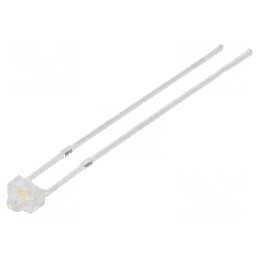 LED alb cald 1,8mm 7500mcd 50° convex oval | Electronic-mag.ro | Componente Electronice