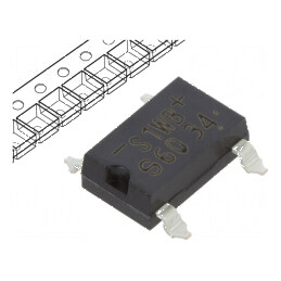 Punte redresoare monofazată Urmax 600V 1A 30A 1W SMT | Electronic-mag.ro | Componente Electronice