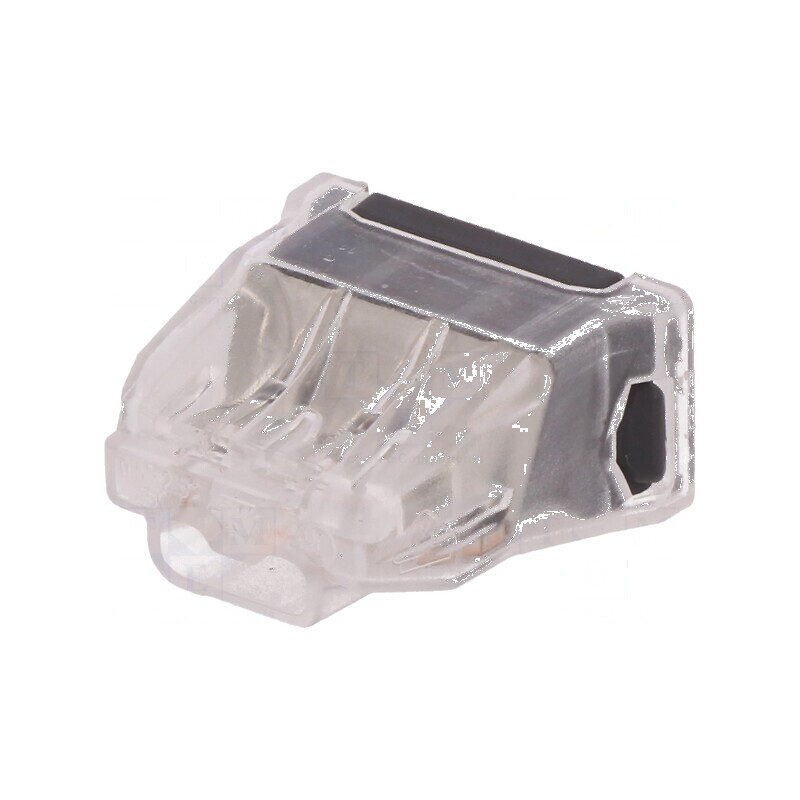 Bornă cu arc eliberare rapidă 0,5-2,5mm2 450V 24A 1 pistă | Electronic-mag.ro | Componente Electronice