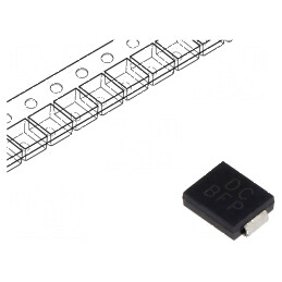 Diodă TVS 1,5kW 40V 25,8A bidirecțională SMC bandă | Electronic-mag.ro | Componente Electronice