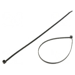 Colier de strângere poliamidă neagră 300mm 4,7mm 355N | Electronic-mag.ro | Componente Electronice
