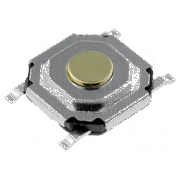 Microîntrerupător TACT SPST-NO 0,05A/12VDC SMT | Electronic-mag.ro | Componente Electronice