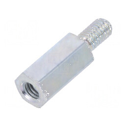 Piuliță distanțieră filetată 10mm M3 | Electronic-mag.ro | Componente Electronice