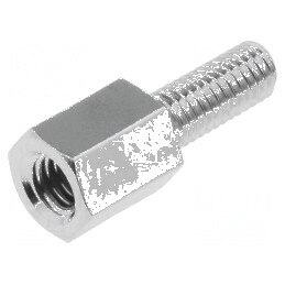 Piuliță distanțieră filetată 6mm M3 | Electronic-mag.ro | Componente Electronice