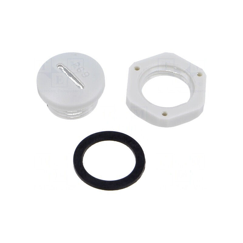 Capac de protecție PG9 poliamidă gri deschis cu filet PG | Electronic-mag.ro | Componente Electronice Capac de protecție PG9 poliamidă gri deschis cu filet PG | Electronic-mag.ro | Componente Electronice