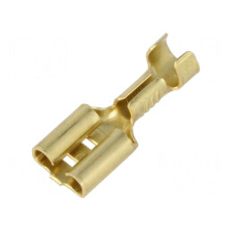 Terminal plat 6,3mm mamă 1÷2,5mm2 pentru cablu crimpat | Electronic-mag.ro | Componente Electronice