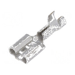 Terminal plat 6,3mm mamă 1÷2,5mm2 crimpat pe cablu | Electronic-mag.ro | Componente Electronice