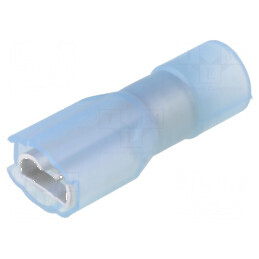 Terminal plat 4,8mm mamă 2mm2 crimpat pe cablu izolată | Electronic-mag.ro | Componente Electronice
