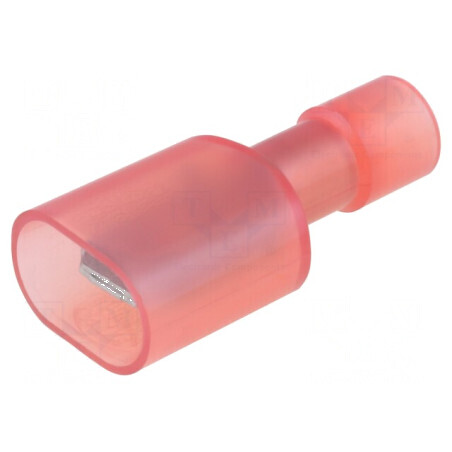 Terminal plat 6,3mm 0,8mm tată pentru cablu 0,75÷1,25mm2 crimpat | Electronic-mag.ro | Componente Electronice